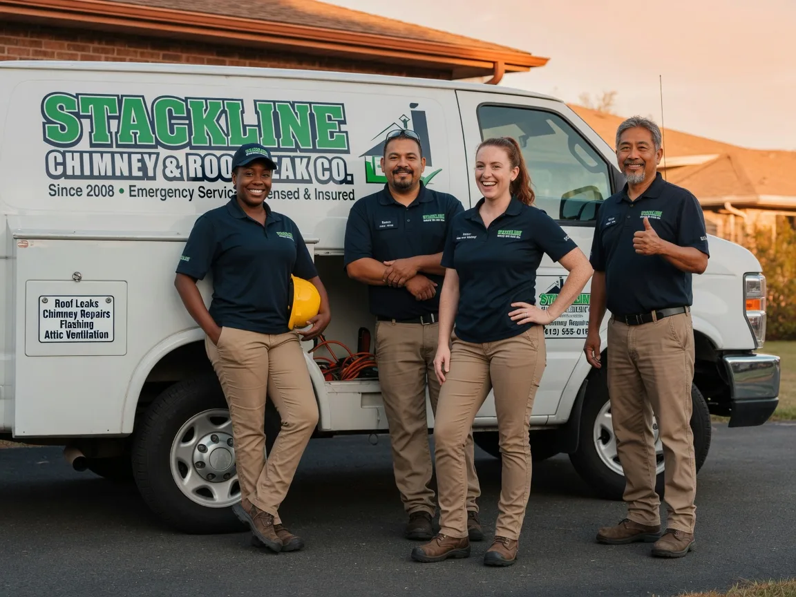 Chimney flashing repair company in Gulf, NC